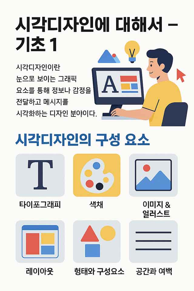 시각디자인에 대해서 기초 1